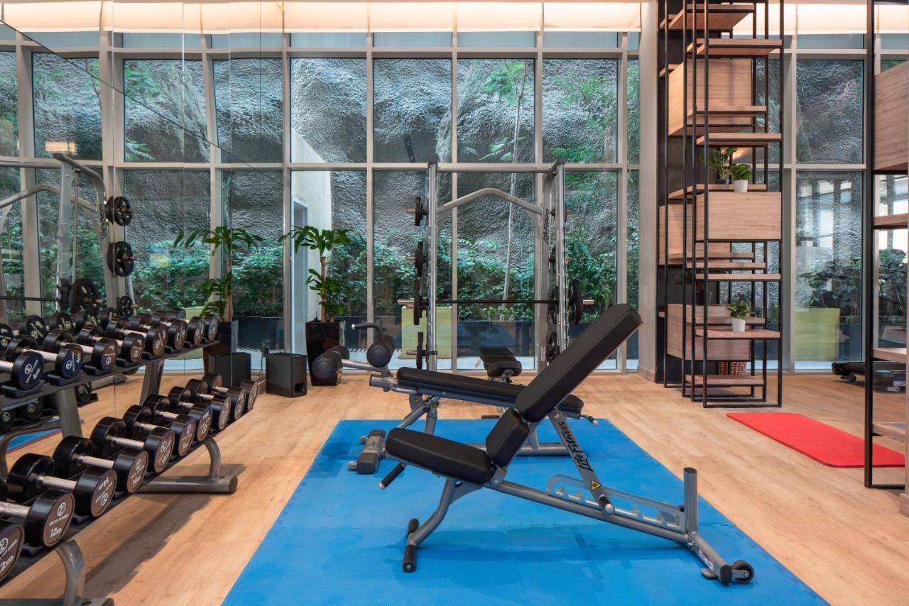 Citadines Abha Aparthotel Εξωτερικό φωτογραφία The gym at the hotel